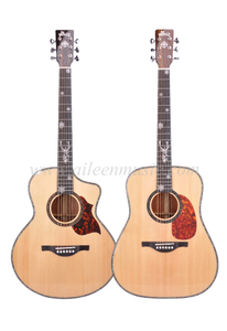 Высококачественная 40-дюймовая/41-дюймовая акустическая гитара AAA из твердой ситкинской ели (AFH17SC)