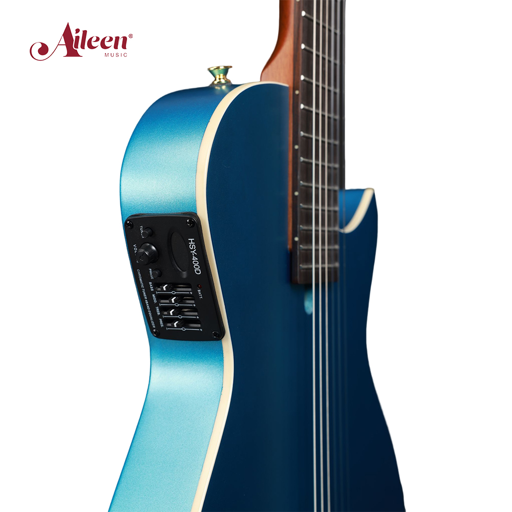 НОВАЯ электрическая классическая гитара Thinlines 39' с активным звукоснимателем (AEC17SEC)