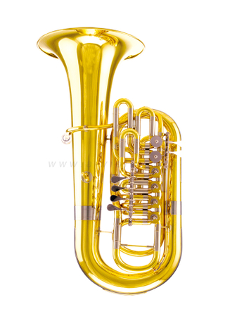 4 + 2 поворотных клапана F Key Tuba 4/4 (средний уровень) (TU-MR6300G-SYY)