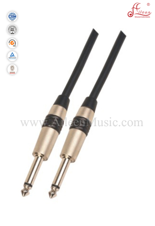 Черный 6мм ПВХ спиральный кабель для гитарных инструментальных кабелей (AL-G019)