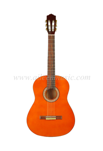 39-дюймовая классическая гитара с грифом из красного дерева Linden Top (AC40)
