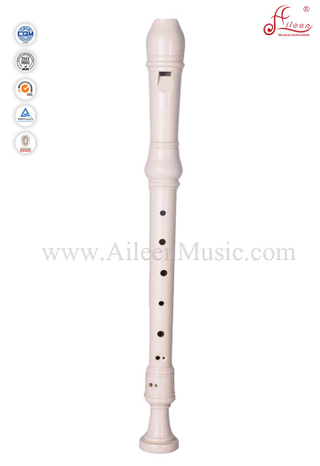 Пластмассовая флейта для записей в стиле барокко из слоновой кости (RE2608B)