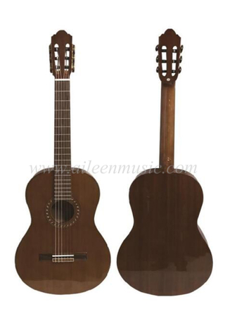 39-дюймовая гитара из красного дерева, фанера, ореховый гриф, классическая гитара (ACM27)