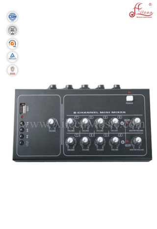 Музыкальный инструмент 8 микрофонных входов 20 дБ Gain DJ Mixing Console (ADM-120MP)