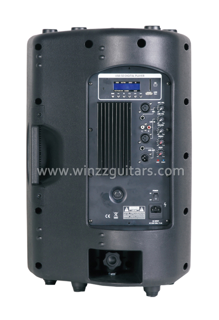 Pro Audio 12 "Active Woofer XLR RCA Пластиковый корпус динамика (PS-1225APB)