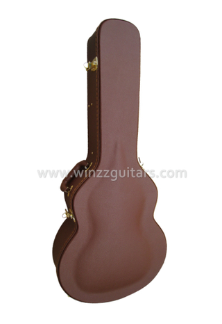 Кожаный экстерьер, 42-дюймовый деревянный чехол для гитары Jumbo (CJG420)