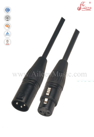Высокое качество 6,5 мм черный Xlr к Xlr микрофонный кабель (AL-M005)