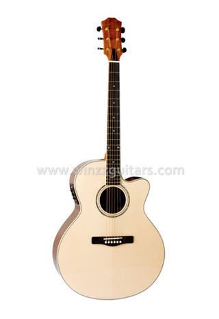 42-дюймовая акустическая гитара Grand Engelmann Spruce Koa (AFH410CE)