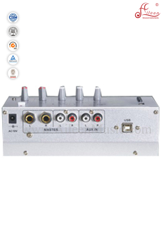 Высокое качество AC 10V Power 1 AUX стерео USB DJ Mixing Console (ADM-01UM)