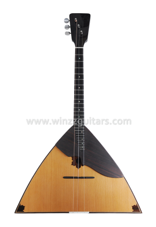 [WINZZ] Этнический музыкальный инструмент из массива дерева Балалайка оптом (WBL2-A-H)